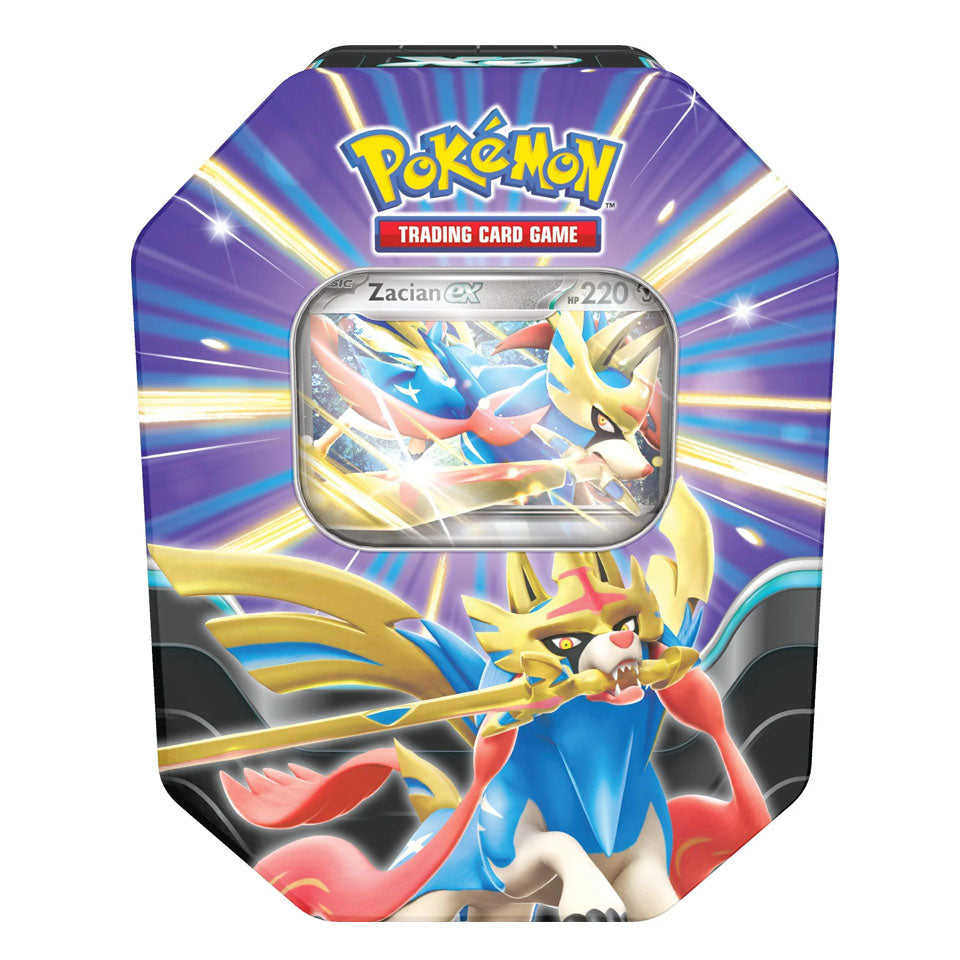 Slashing Legends Tins: Zacian ex Tin (EU Version)