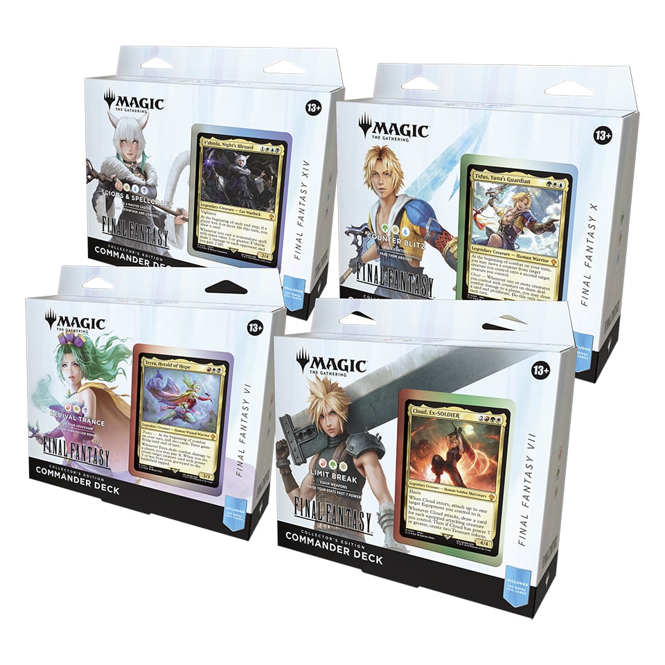 FINAL FANTASY Commander Deck Set (4 Commander Decks | Collector's Edition)