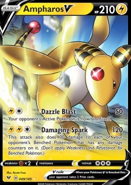 Ampharos V⁣ - Vivid Voltage⁣ (Ultra Rare)⁣ [49]