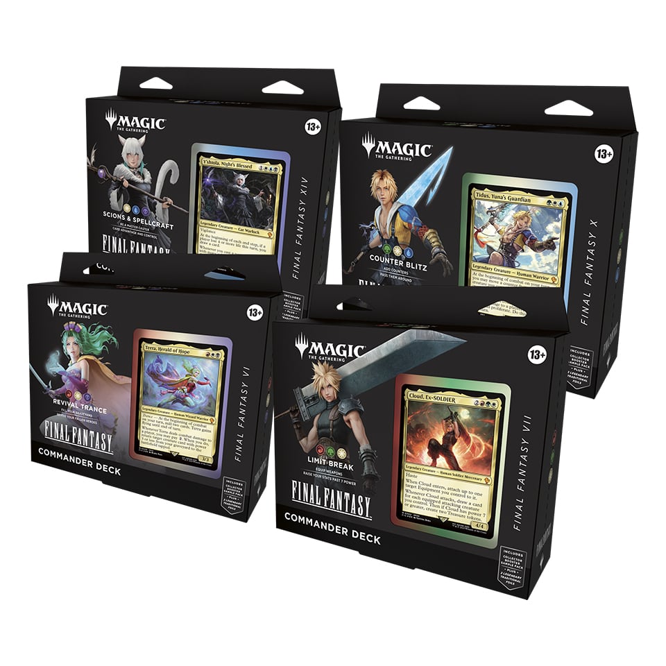 FINAL FANTASY Commander Deck Set (4 Commander Decks)