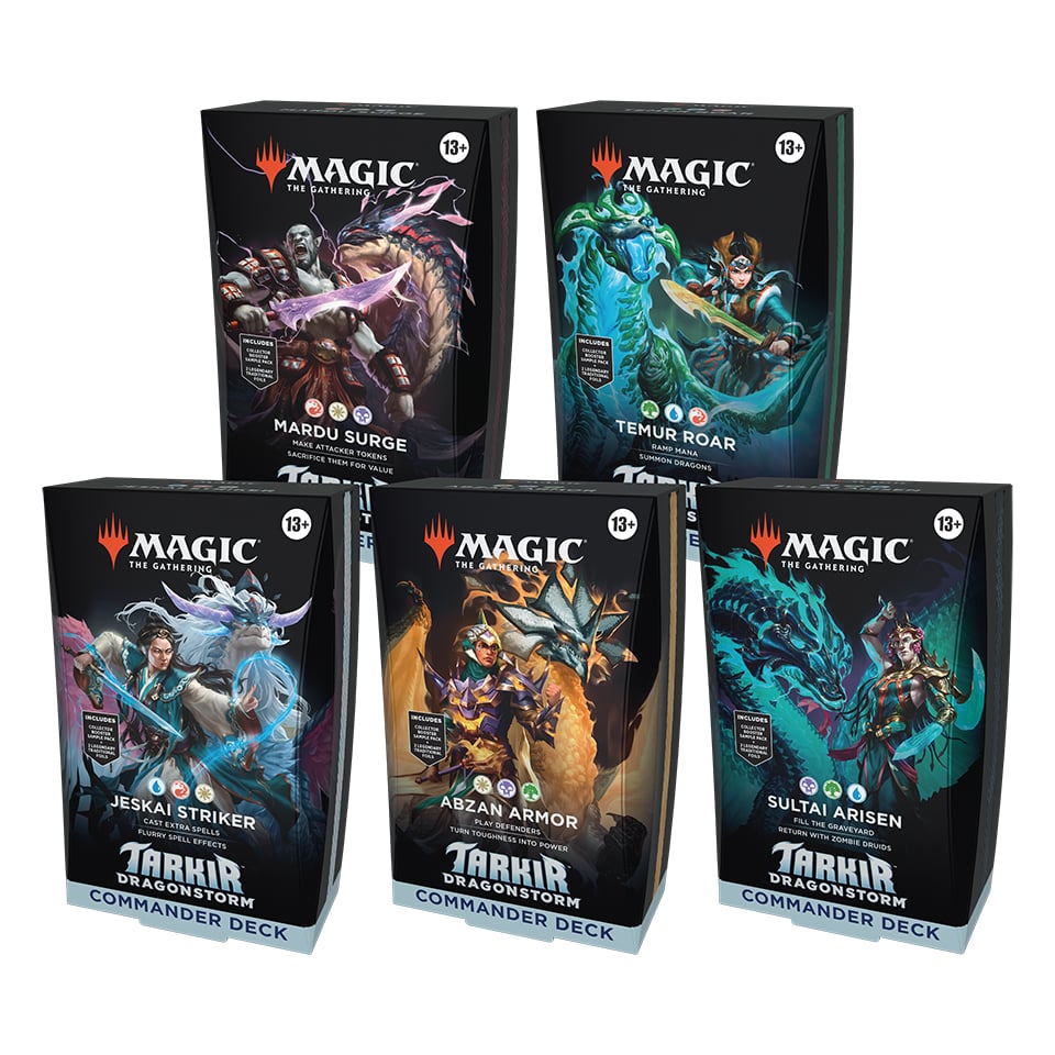 Commander: Tarkir Dragonstorm | Commander Deck Set (5 Commander Decks)