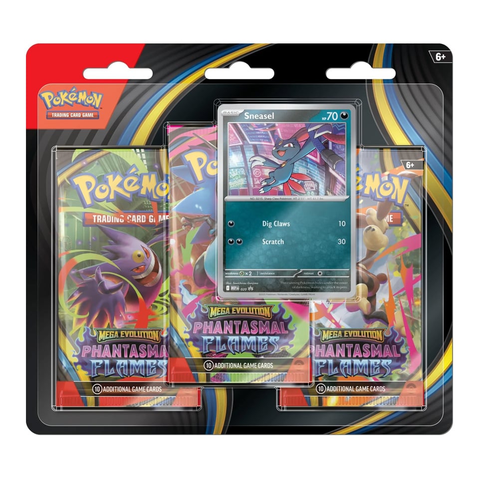 Phantasmal Flames: Sneasel 3-Pack Blister (Sneasel)