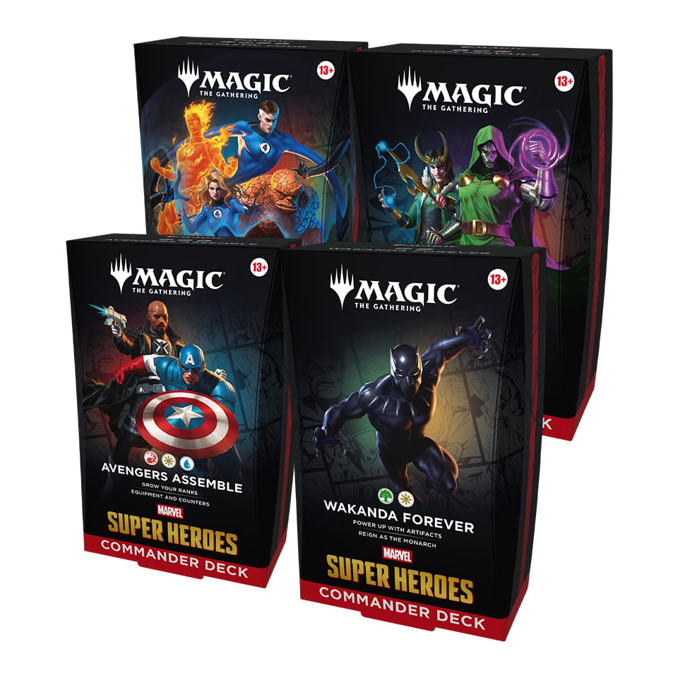 Commander: Marvel Super Heroes Deck Set (4 Commander Decks)