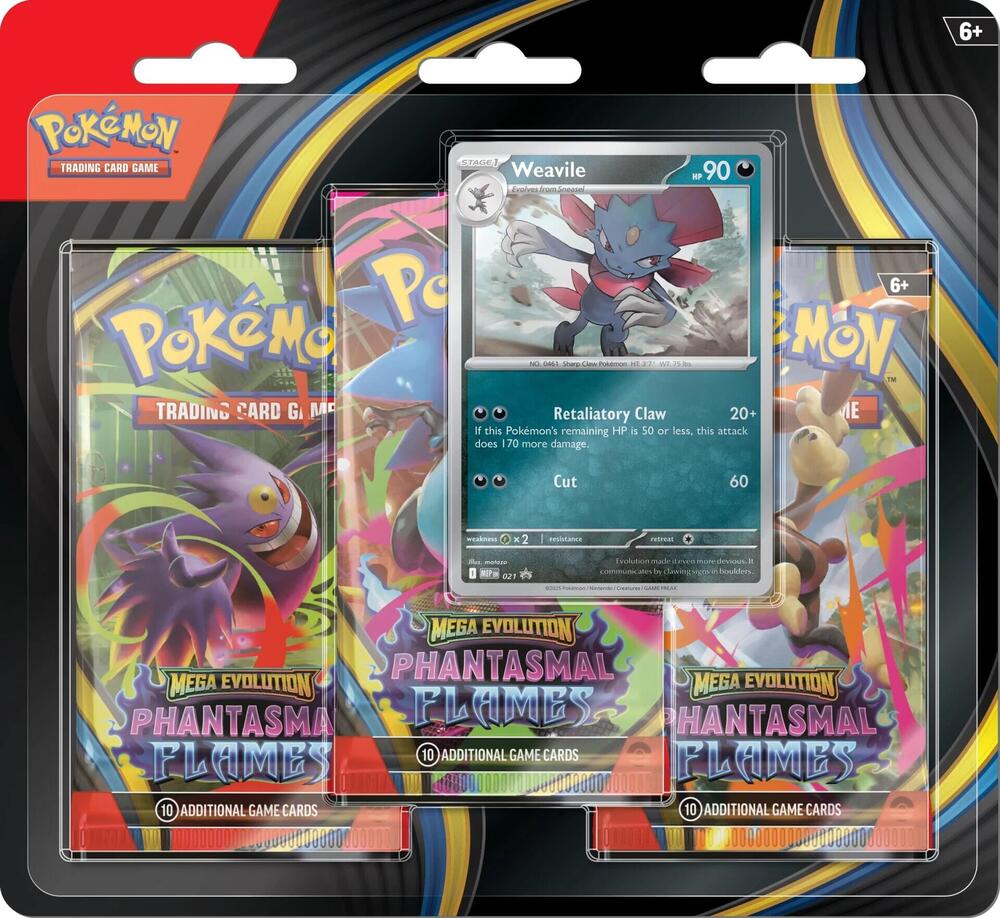Phantasmal Flames: Weavile 3-Pack Blister (Weavile)